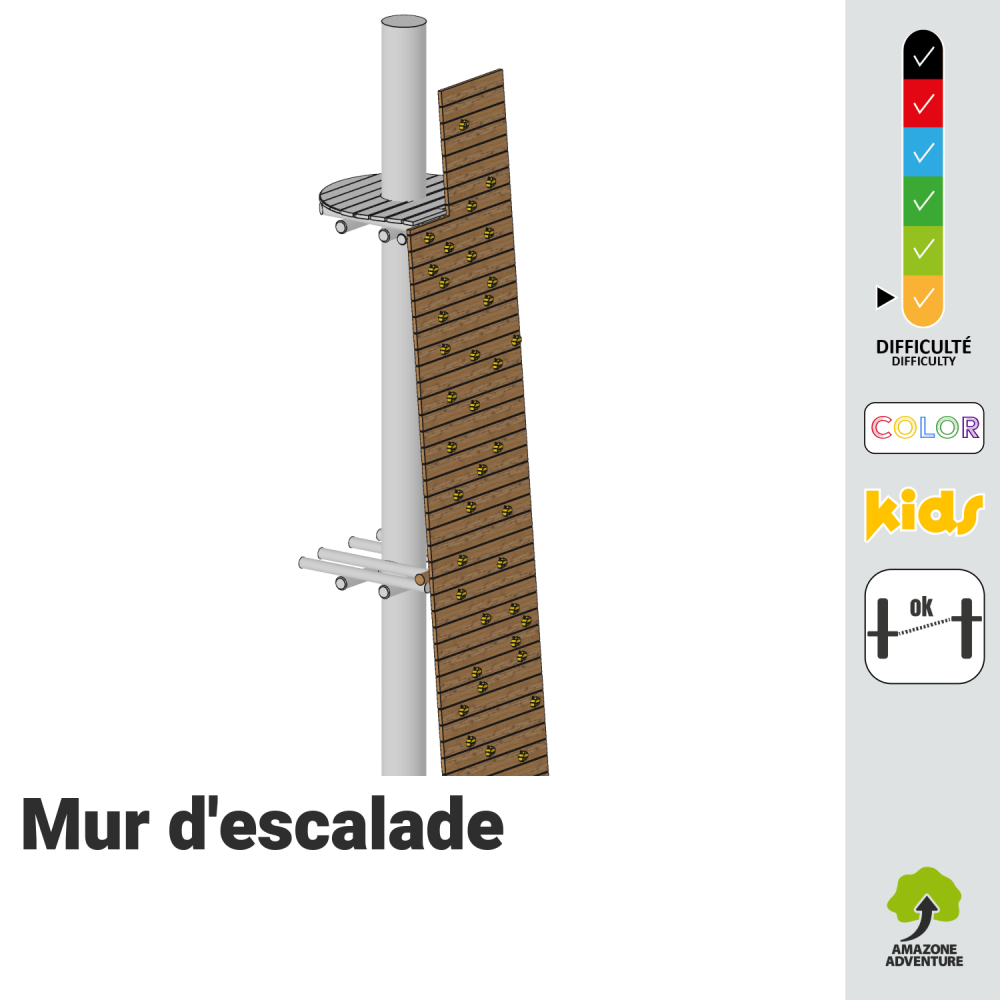 Mur d'escalade