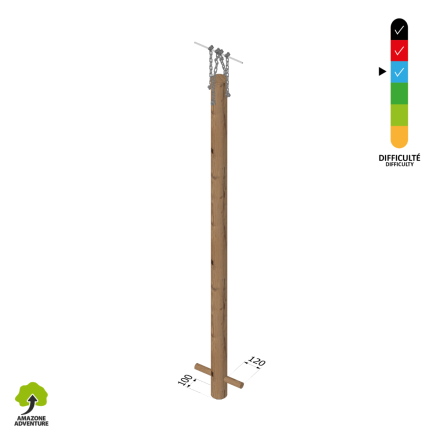 Tronc perroquet simple
