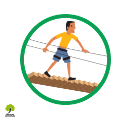 Pictogramme de signalétique : Picto Poutre croco