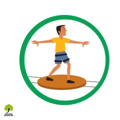 Pictogramme de signalétique : Picto plateau roulant