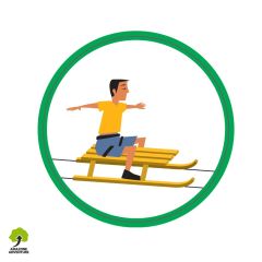 Pictogramme de signalétique : Picto Luge