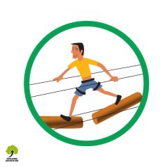 Pictogramme de signalétique : Picto troncs bascules