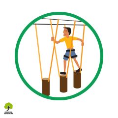 Pictogramme de signalétique : Picto Quilles Suspendues.