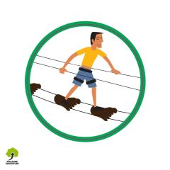 Pictogramme de signalétique : pas de yéti.