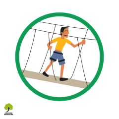 Pictogramme de signalétique : passage du pêcheur