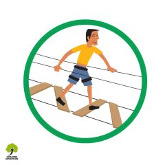 Picto Passerelle Zigzag