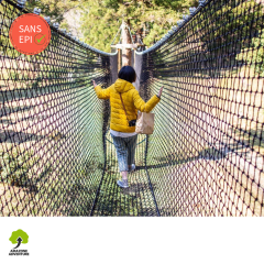 Filet de sécurité. Pour créer les liaisons entre vos cabanes et plateformes. Haute résistance