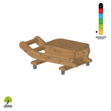 Luge pour jeu roulant