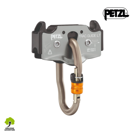 Poulies TRAC GUIDE LT de Petzl conçues pour les tyroliennes des parcs accrobranches.