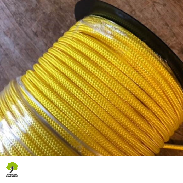 Corde Pour Tambour Djembe - Corde djembé creuse PES 6 mm Vert fluo 100 m Corde Pour Tambour Djembe - Corde djembé creuse PES 6 mm Vert fluo 100 m