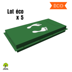 Lot économique de 5 matelas de réception de tyrolienne