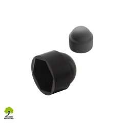 Cache écrou en plastique noir