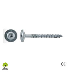 Vis d'assemblage pour structure bois tête large diamètre Ø10, empreinte torx - longueur au choix