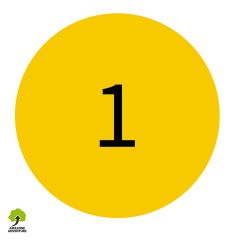 Picto Numéro Jaune