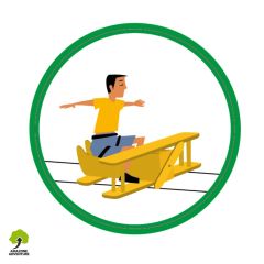 Picto de signalétique Avion